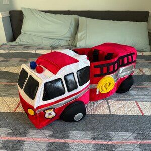 Hanna Andersson Kids Firetruck Halloween Costume